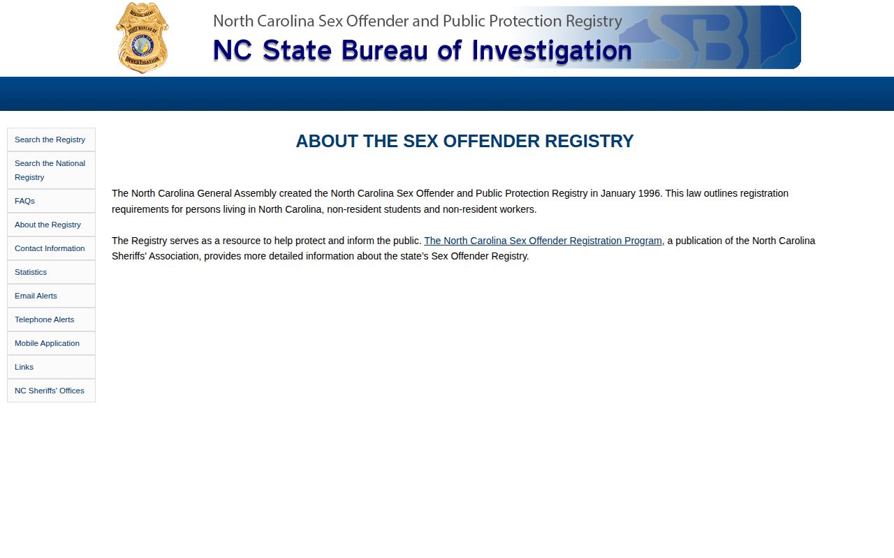Swain County released mugshot registry scope page